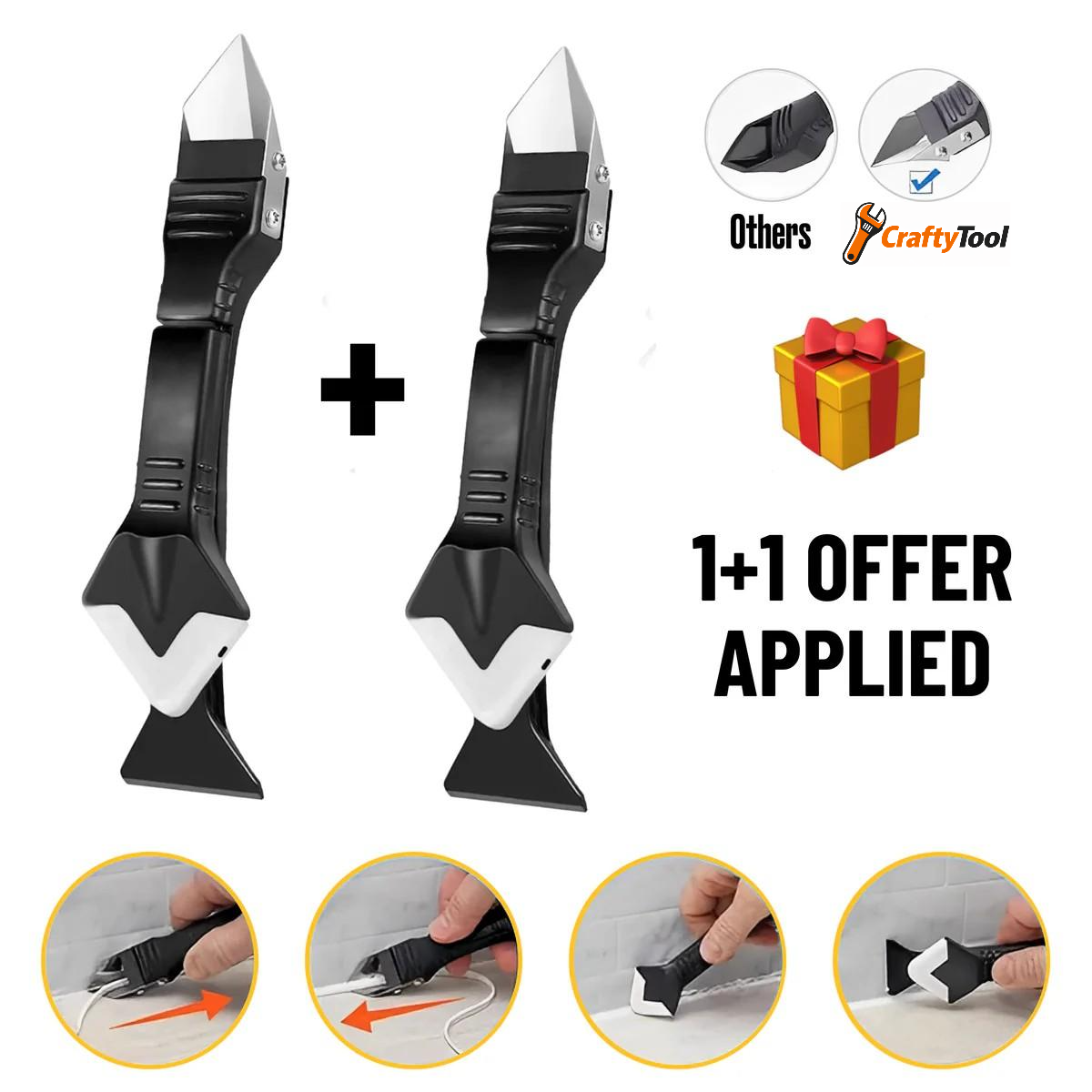 3 IN 1 ULTIMATE CAULKING TOOL